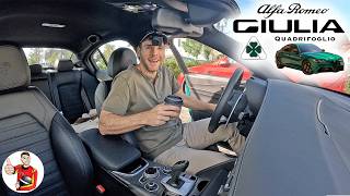 What Its Like to Live with a 2024 Alfa Romeo Giulia Quadrifoglio POV [upl. by Ecilayram]