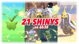 JAI EU 21 SHINYS en 6h30 ✨ [upl. by Edea87]