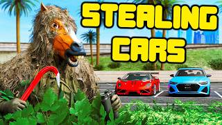 Using Ghillie Suits To Steal Cars In GTA 5 RP [upl. by Elbon]