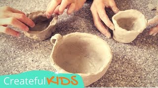 How to Make Pottery  Kids Pottery Term Lesson [upl. by Ruttger460]