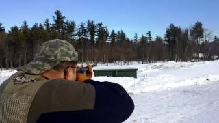 Trap Shooting with a 5 frame Parker Bros 10ga Blackpowder [upl. by Eibor]