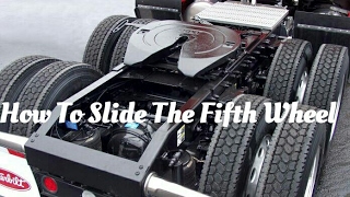 How to slide Your fifth Wheel including weights [upl. by Ecam999]