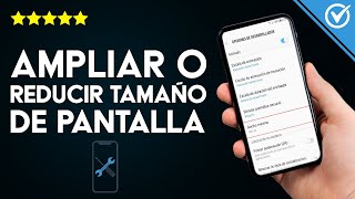 Cómo Ampliar o Reducir el Tamaño de la Pantalla de mi Móvil Android iPhone o PC [upl. by Eirehc39]