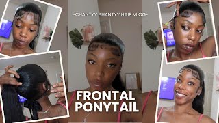 FRONTAL PONYTAIL  Organique 10 Bundles  Beauty Supply Frontal [upl. by Carly]