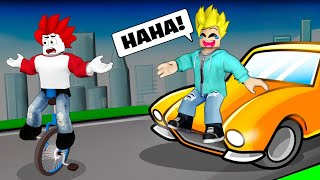 MOTU and KHALEEL Car Racing Compitition In Roblox 🚗🚗 [upl. by Aerdnahs]