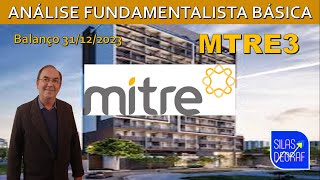 MTRE3  MITRE REALTY EMPREEND PARTIC SA ANÁLISE FUNDAMENTALISTA BÁSICA PROF SILAS DEGRAF [upl. by Craddock226]