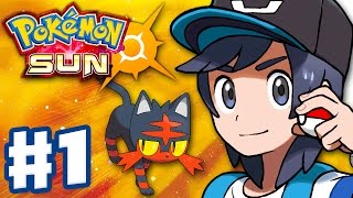 Pokemon Sun and Moon  Gameplay Walkthrough Part 1  Alola Intro and Litten Starter Nintendo 3DS [upl. by Araas]