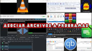 Cómo asociar archivos a un programa [upl. by Oflodor]