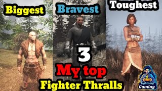 Top 3 best fighter thralls in Conan Exiles 2024 [upl. by Niassuh371]