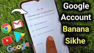 New Gmail id kaise banaye  Gmail account banane ka tarika  Play store ki id kaise banaye [upl. by Aidne]