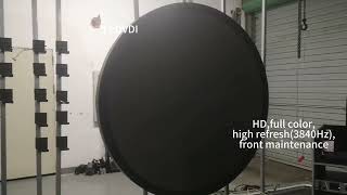 Circular led display round screen ledvideowall webwwwledvdicom whatsapp008618126257352 round [upl. by Geminius]