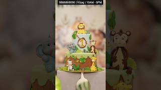 First Birthday Animal theme cake by happyoi cake delivery service in visakhapatnam [upl. by Pirzada]