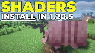 How To Download amp Install Shaders in Minecraft 1205 PC [upl. by Leodora869]