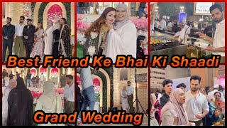 Grand Wedding Walima At Tulip Star Friend ke Bhai ki Shaadi hai😍 wedding family familyvlog [upl. by Tab]