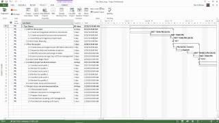 Change a Project Start Date in Microsoft Project [upl. by Kariotta]