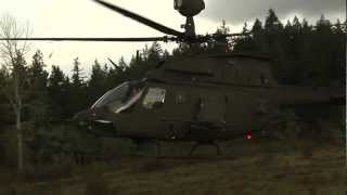 46 Cavalry OH58D Kiowa Warrior Live Fire [upl. by Adrial16]