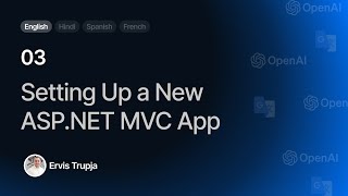 03 Setting Up a New ASPNET MVC Application [upl. by Gregoire109]