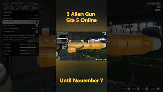 How to buy 3 alien Guns In gta 5 online gta5 gta5online shorts [upl. by Aihpos]