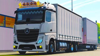 ETS2  Mercedes Actros MP5 Tandem 139  ProMods 251 [upl. by Aldin]