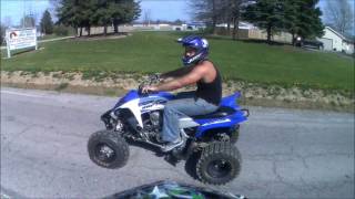 YFZ450R vs Raptor 700  727 [upl. by Lebaron]