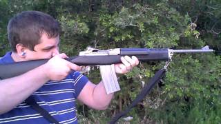 SHOOTING THE MINI 14 RANCH RIFLE 223 SHTF PREPPING [upl. by Nickles351]