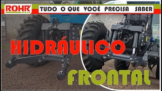 Hidráulico FRONTAL e Tomada de Força FRONTAL ROHR [upl. by Ciro]