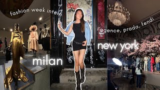 I snuck into milan amp new york fashion week  life in college [upl. by Nueormahc491]