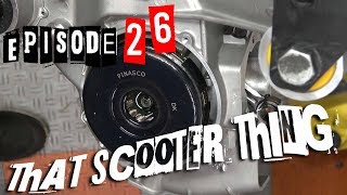 TST Ep 26  P200e Full Build Part 3 Pinasco 225 Bull Clutch and 60mm crank [upl. by Anomer771]