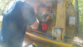 CAT D4 Repairs  New Batteries  New Battery Disconnect  New Hour Meter [upl. by Shaff144]