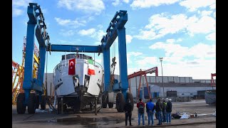 NEW MODERN TRAWLER YACHT from SES SHIPYARD Launching and Interior Walkthrough [upl. by Ruscher681]