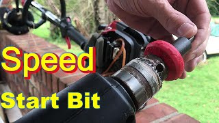 SPEED START JUMPSTART BIT  NO PULL Starting for Troy Bilt Blowers amp Older CRAFTSMAN Gas Trimmers [upl. by Berny987]