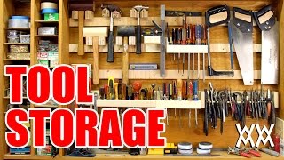 French cleat storage system for hand tools [upl. by Conrad]