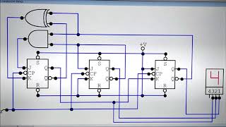 Sistemas digitais  Aula 66  Circuitos JK  Análise reversa de contadores síncronos JK [upl. by Ahsia]