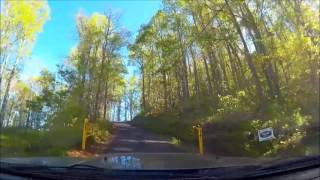 Melfi Driving Up Bell Mountain Georgia Hiawassee [upl. by Ylim]