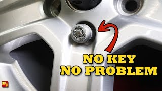 3 Ways to Remove a Wheel Lock Without a Key [upl. by Eagle305]