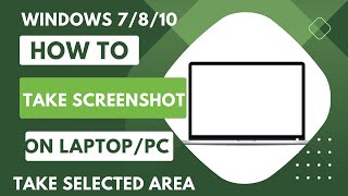 How to Take Screenshot in LaptopHow to Take Screenshot in PCHow to Take a Picture of Screen Hindi [upl. by Aihsenod]