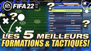 TUTO FIFA 22  LES 5 MEILLEURS FORMATIONS ET LEURS TACTIQUES PERSO POUR GAGNER TES MATCHS 2 [upl. by Olva]