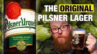 Pilsner Urquell Review The Origin of Lager Beer Supermarket Beer [upl. by Zorah404]