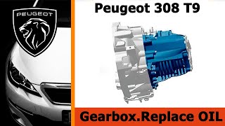 Gearbox change oil PEUGEOT 308 T9 [upl. by Anivid]