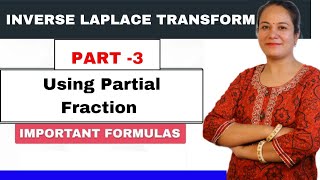 Formula of Laplace Transform and Inverse Laplace Transform  Solved Examples by Sunita chandnani [upl. by Snashall]