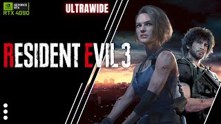 Resident Evil 3 Remake Ultrawide PC Gameplay RTX4090 24GB [upl. by Eilahtan309]