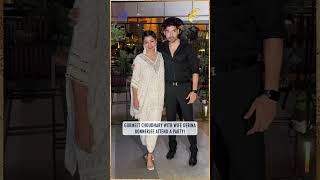 Gurmeet Choudhary with his wife Debina Bonnerjee attended a Party GurmeetChoudhary DebinaBonner [upl. by Elexa]