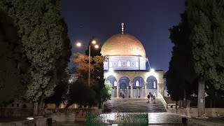 10112024 أذان وصلاة العشاء من المسجد الأقصى المبارك Adhan and Isha prayer from AlAqsa Mosque [upl. by Turne119]