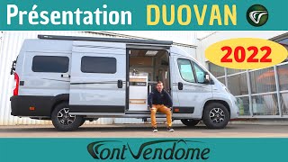 LITS JUMEAUX  Présentation du DUOVAN Font Vendôme 2022 Instant CampingCar [upl. by Seluj]