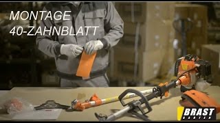 BRAST 4in1plus Multitool 40 Zahnblatt MONTAGE [upl. by Leeke]