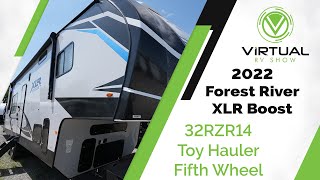 2022 XLR Boost 32RZR14 Toy Hauler Fifth Wheel WalkThrough [upl. by Esinad]