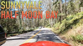 Sunnyvale to Half Moon Bay Drive in 4K [upl. by Binnings]