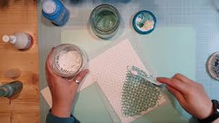 DIY selbst gemachte Strukturpaste  Embossingpaste [upl. by Lucais]