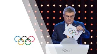 Announcement of the Host Cities for the 2022 Winter Olympics and 2020 Winter YOG [upl. by Hellman544]