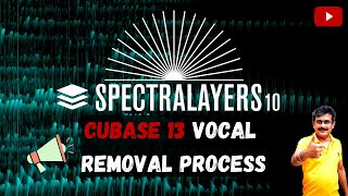 Cubase 13 Vocal Removal Process  SpectraLayers 10 [upl. by Aisila]